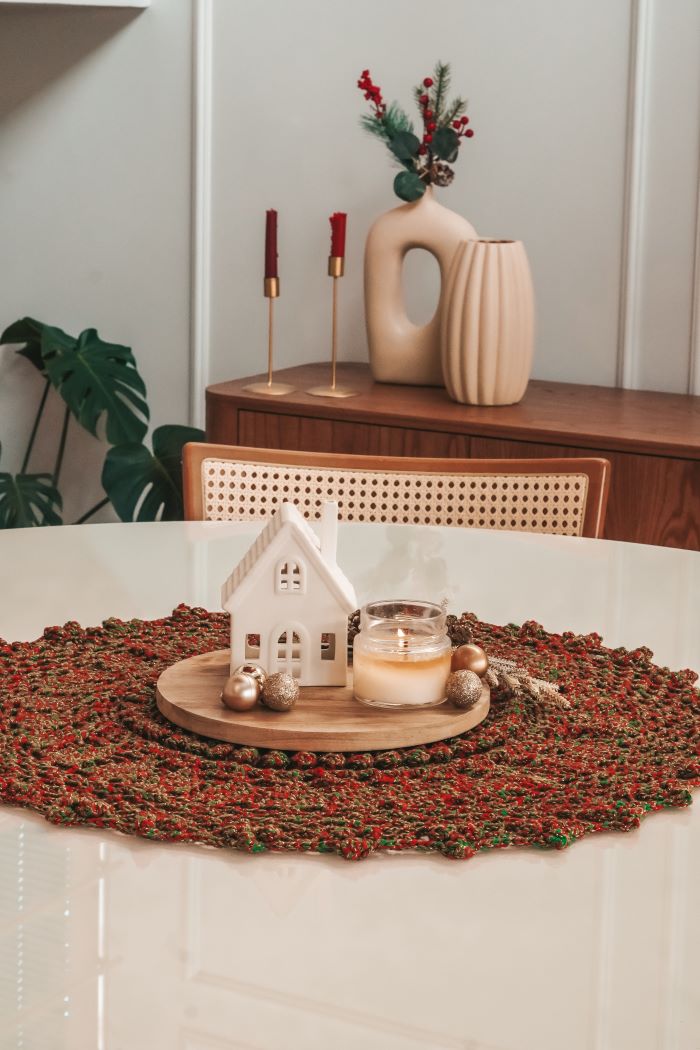 Centro de Mesa Brilho de Natal